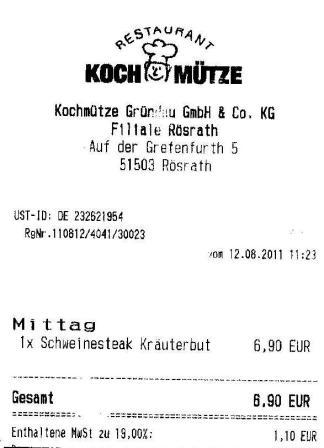 ggat Hffner Kochmtze Restaurant